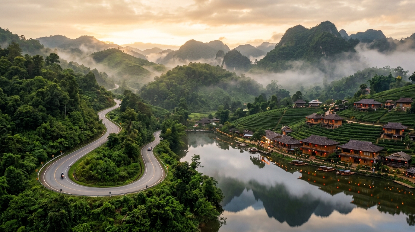 The Mae Hong Son Loop Mountain Mist