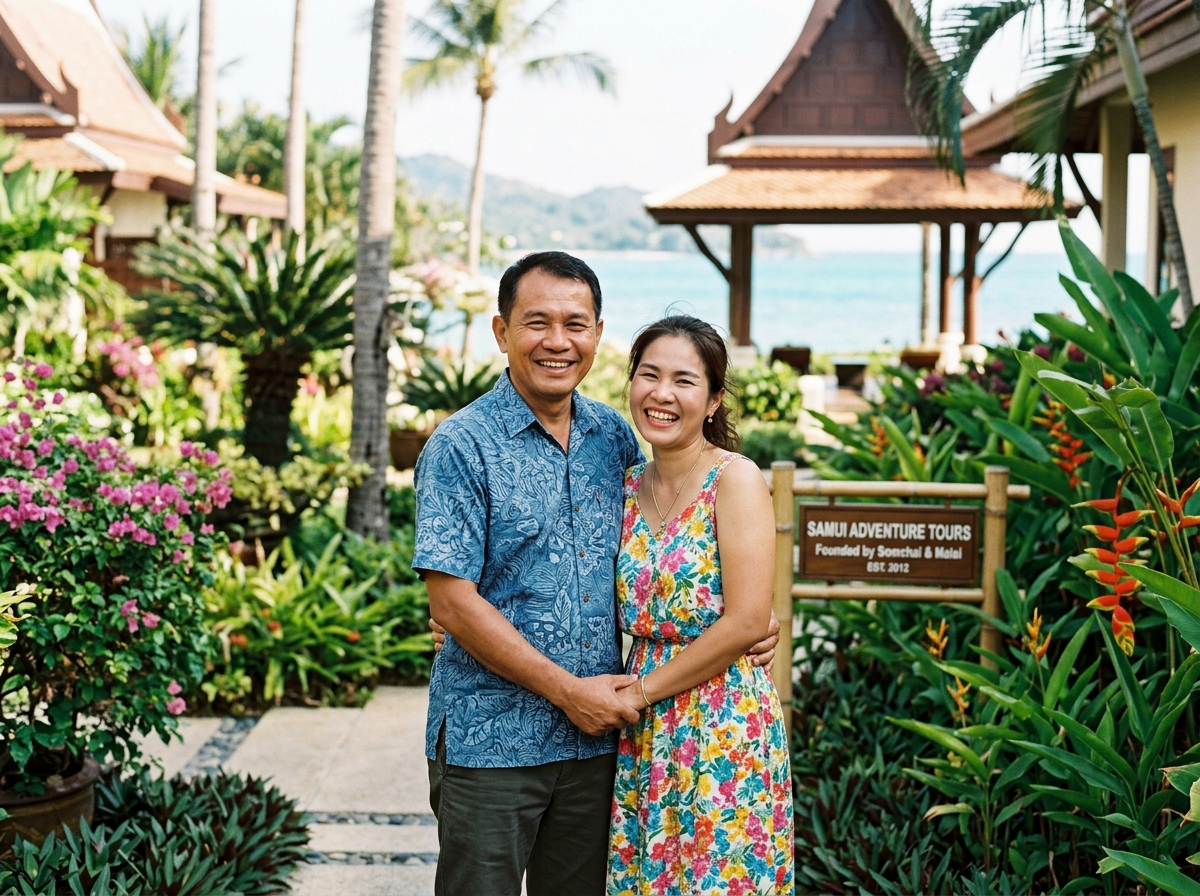 Somchai and Malai - Founders of Koh Samui Tours