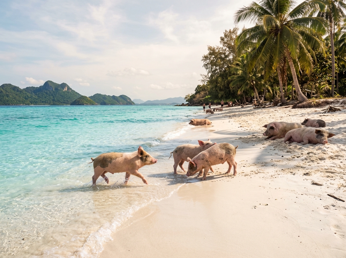 Pig Island and Koh Taen Snorkelling Experience
