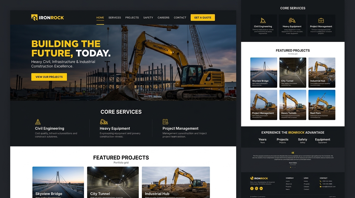 Preview Web Konstruksi